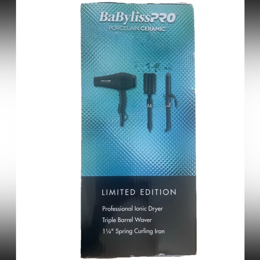 BaBylissPRO Limited Edition Porcelain Ceramic 3-Piece Styling Set – NIB - Picture 4 of 7